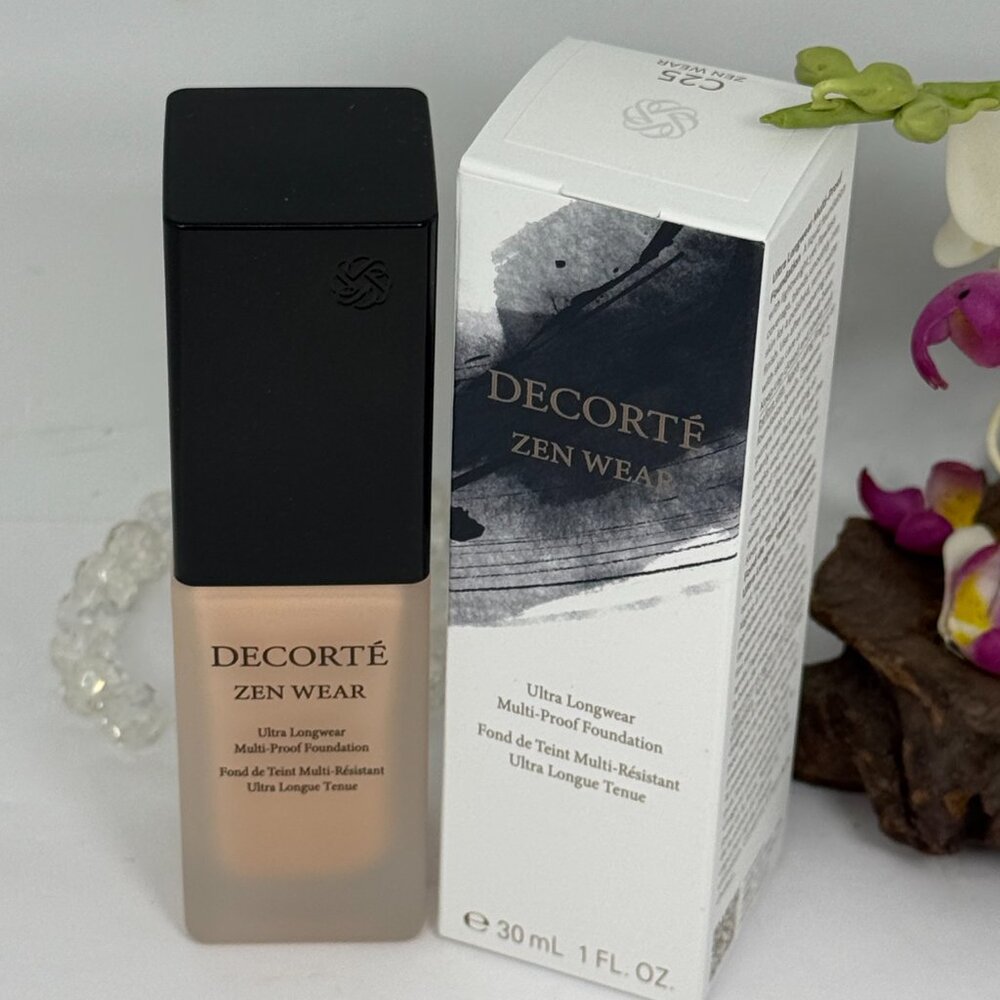Decorte Zen Wear Ultra Longwear Multi-Proof Foundation - C25 - 1 fl oz - NIB